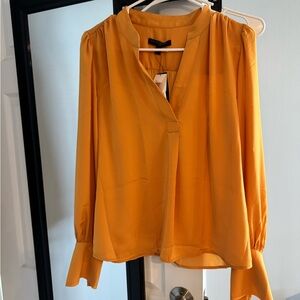 Banana Republic Mustard Blouse